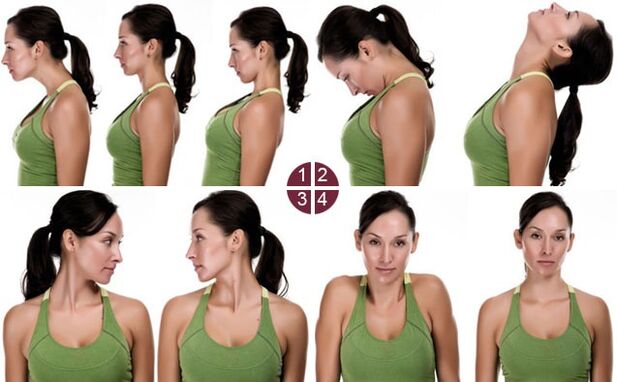 вежби за вратот со остеохондроза пример 1